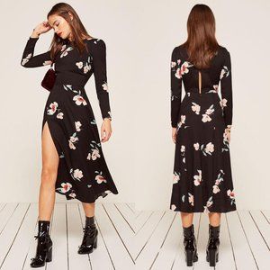 reformation floral vanessa dress